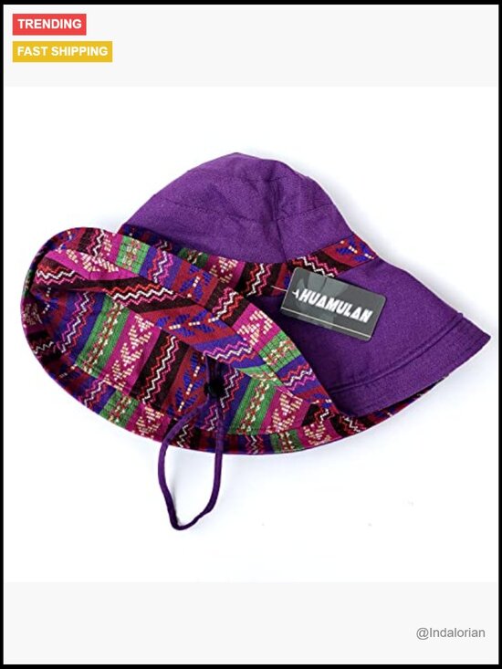 Women Wide Brim Sun Hat Wired Edge UPF 50+ Beach Fishing Hiking main image 7